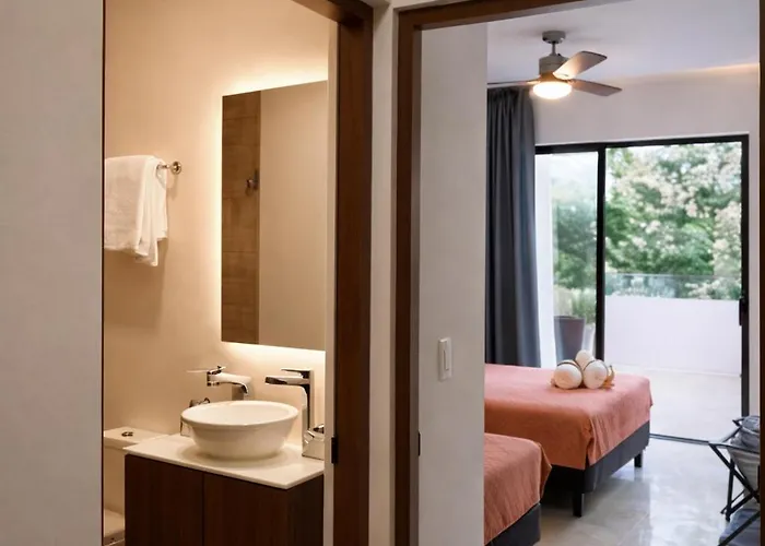 New 2 Bed Swim-up, Gril With Jacuzzi Aldea Zama Tulum