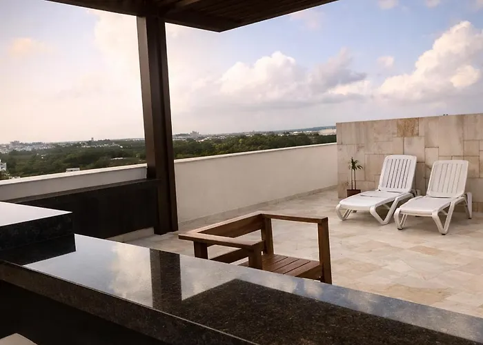 New 2 Bed Swim-up, Gril With Jacuzzi Aldea Zama *